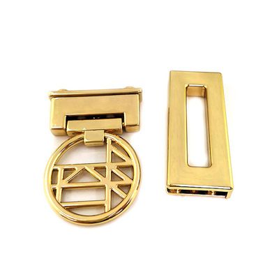 箱包五金配件女士包包锁插锁 手袋金属转锁拧锁开关锁 - 4